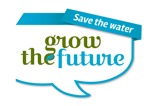 Logo Grow the Future - Save the Water