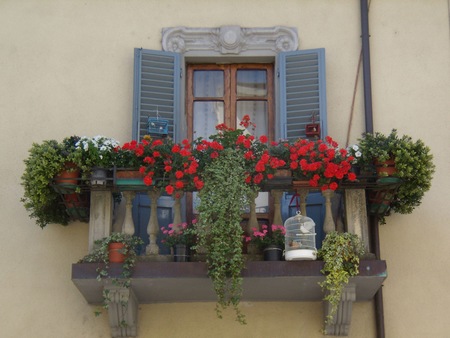 balcone fiorito