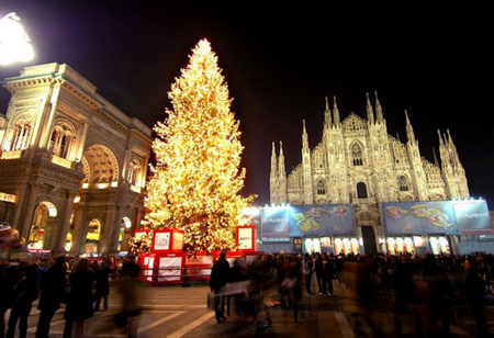 albero natale Milano