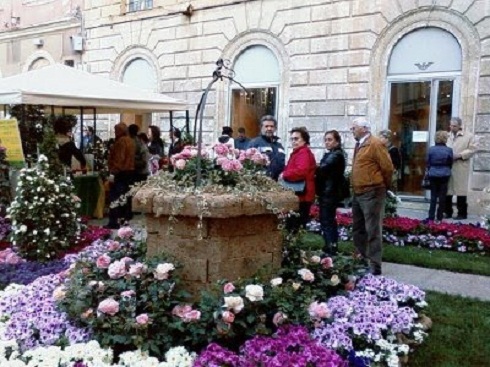 il centro in fiore