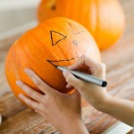 7 mosse intagliare zucca halloween foto