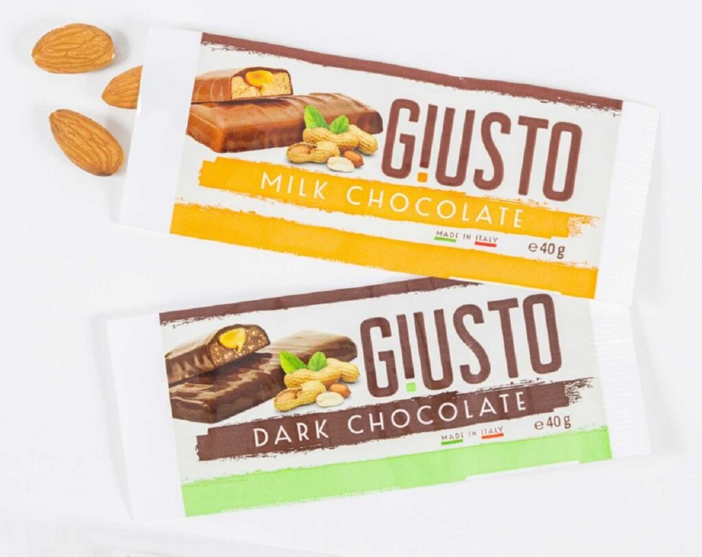 packaging per cioccolato